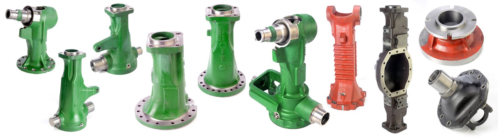 G iron automotive components including axle housings, differential cases and drivetrain parts manufactured by Riddhi Casting Pvt. Ltd.